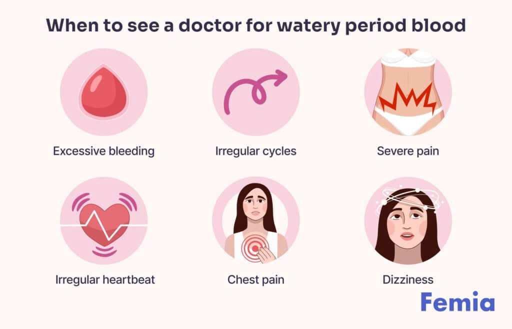 Top Reasons Why a Woman Is Likely to Produce Watery Menstrual Blood