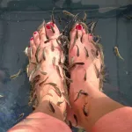 Beauty Skin Care Fish Pedicure Benefits & Risks