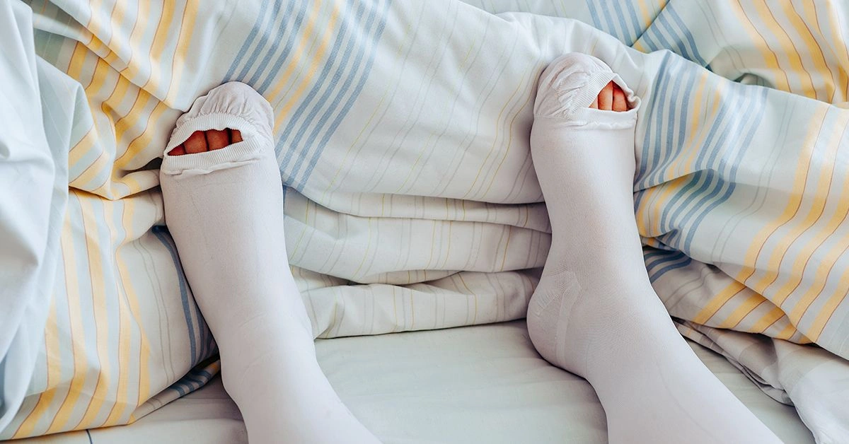 Should You Wear Compression Socks to Bed?
