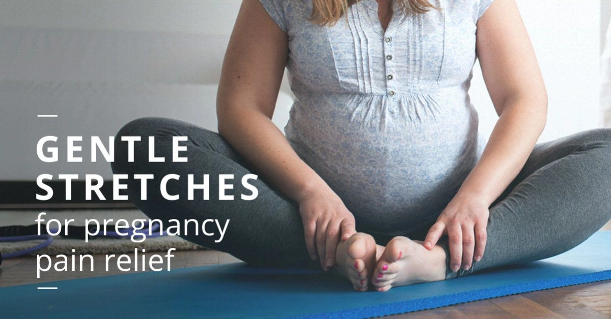 Pregnancy Yoga Stretches for Back, Hips, and Legs